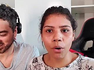 Watch the continuation of part 1 with lunna vaz, the latina brunette couple exploring their relationship