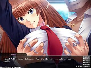 Asuka's route continues in Taimanin Asagi 3, an anime Hentai game