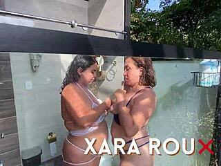 Asian Milf Mother-In-Law Fucked Outdoors Almost Caught