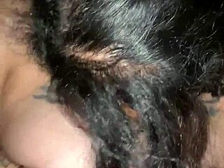 chubby bbw polishes my black metal chubby pole so well