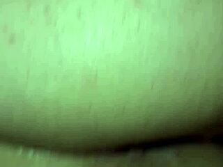 Анална игра с моята зряла дебела жена, уау!