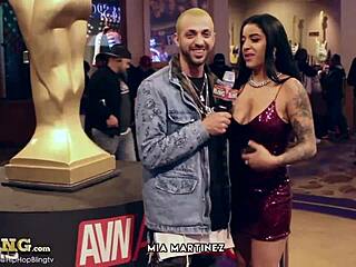 Zymeiscool's pre-COVID casting interview with Mia Martinez in Las Vegas