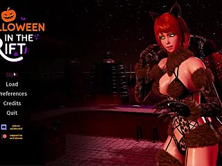 Let's Play Halloween In The Rift With Azraesha! Big Tits And Blowjob Make It Spooky And Sexy!