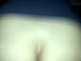 Teen with fat ass fucks boyfriend backwards in intense session