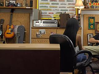 Busty ghetto gets drilled by pawn keeper