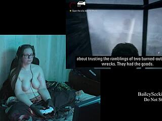 Voluptuous babe with natural tits plays Alan Wake in Part 7