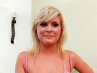 Asa Akira asks, Want to see me nude with a blonde?