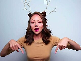 i wore a fun deer costume today