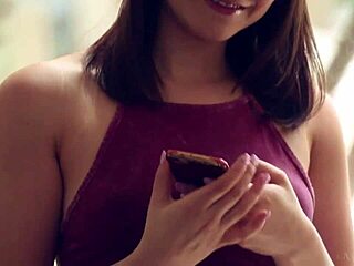 Natural Beauty Undresses In Lingerie