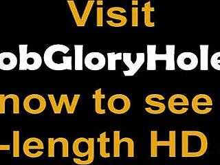 big boobed redhead slut enjoys glory hole action