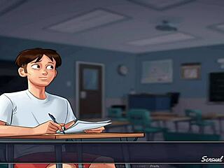 Gymlektion i Summertime Saga