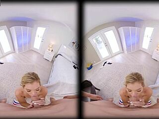Blonde Teen Sucks Cock In Vr Porn Parody Scene