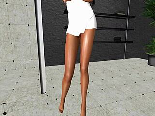 Teen Showering Naked