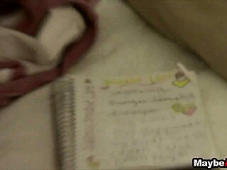 Young brunette teen explores anal outdoors for first time