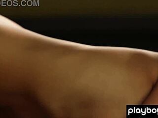 Petite Brunette Babe Justine Miller Melts With Small Tits In Stockings