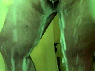 Fat Redheaded Guy Bathes And Washes Gay Cock In Shower Scene