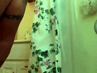 Fat Redheaded Guy Bathes And Washes Gay Cock In Shower Scene