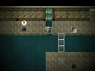 Blonde met grote tieten krijgt missionaris neuk in hentai game scenario