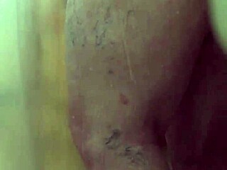 Fat Redheaded Guy Bathes And Washes Gay Cock In Shower Scene