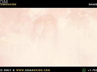 Big titted brunette in bodysuit at ggmansion