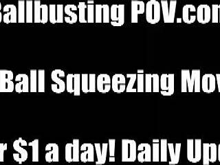 Cum ți-ar plăcea să-ți sparg mingile de o stăpână femdom în fetish BDSM?