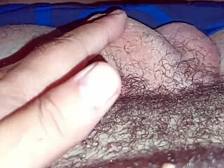 Teasing with Massive Cock in Amateur Homemade Scene