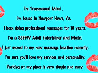 Ts Mimi gives assfucking massage with sucking and groping