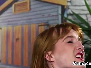 kinky idol swallows cum in blowbang