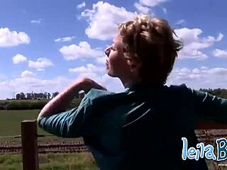 Outdoor Milf Teases With Passion