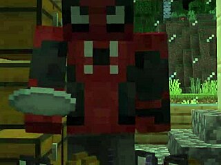 OMG，我在Minecraft里操Spiderman 作为Mariano Rajoy。好猛好野！