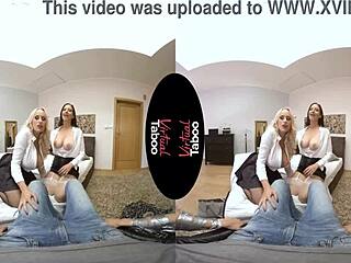 virtual taboo - watch but dont touch the blonde in this pov scene