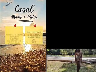 Brazilian wife dancing publicly in front of stranger and husband