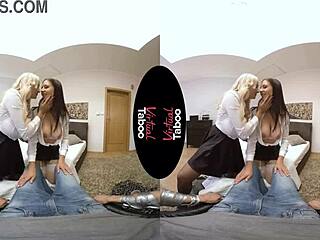 virtual taboo - watch but dont touch the blonde in this pov scene