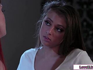 Maya Kendrick Scissoring And Kissing Hairy Redhead In Lesbian Oral