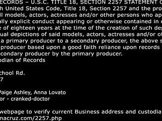 Paige Ashley - Anna Lovato Loves New Girlfriend's Tongue!