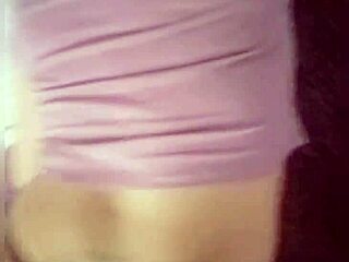 Hot wife strips down to tanga and shakes her butt for a wealthy man