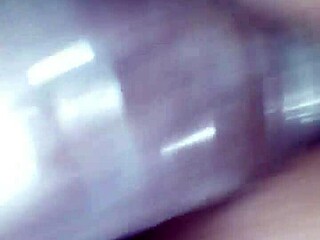 Amateur girl behaving erratically during sex session