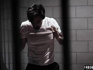 Strangers fucking in prison cell