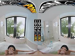i experienced virtual reality bathing with kiana kumani in pov vr