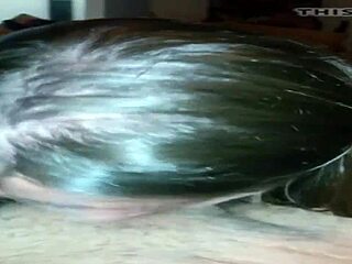 Emotional fun with BBW friend during blowjob