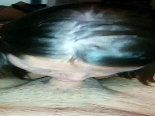 Emotional fun with BBW friend during blowjob