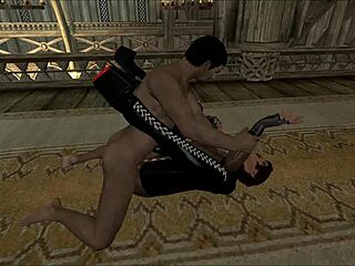 latex babe getting fucked hard in 3d pov skyrim porn