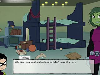 18titans part 3 - cumming on starfires ass.