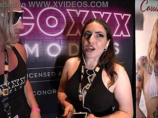 Valentina Bellucci's conversation with Coxxx Models at Exxxotica Miami 2022