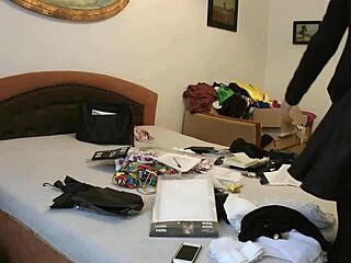 Hot girls backstage in miniskirts try on panties, showing ass and pussy!