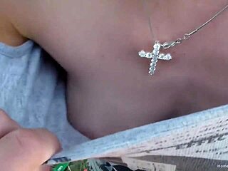 i fucked my cute blonde girlfriend outdoors by the shed... oops