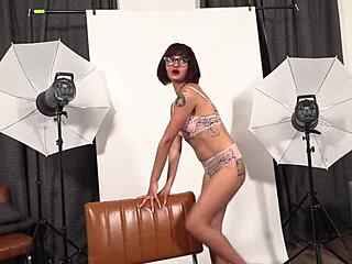 I love watching this French milf's legs in anal dancing.