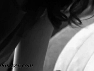 Hidden blowjob on step brother's big cock.