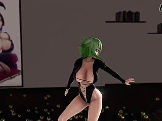 Watch Gumi Vocaloid in this hentai MMD scene?
