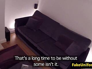 Why is that british milf riding the cop's dick?